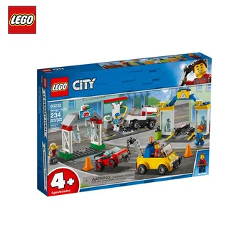 

LEGC 60232 City Series Garage Center Building Block Includes 4 City Minifigures and Features 3 Buildings Children Holidays Gift