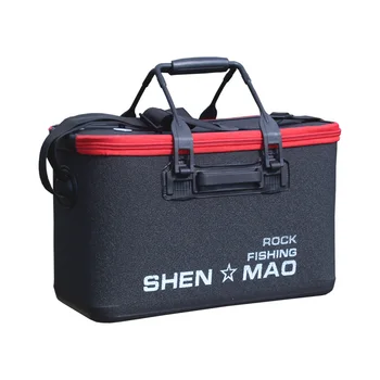 

Durable Thickened EVA Fishing Box Waterproof Tackle Storage with Rod Holder Large Capacity Organizer & Carrying Bag Available