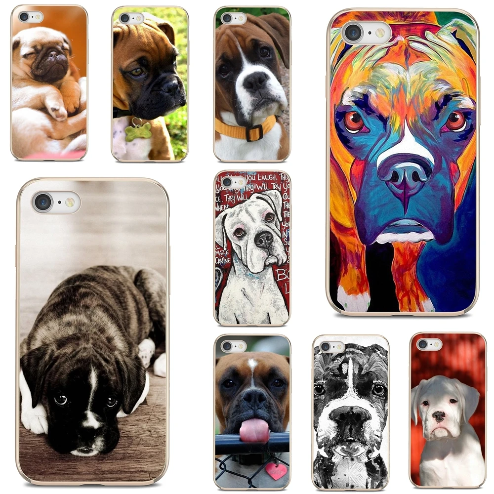 Мягкие чехлы boxer-dog-щенок для Samsung Galaxy A9 A8 Star Lite A3 A5 A7 A6 Plus 2018 2015 2016 2017 | Мобильные