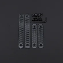 Outdoor Sports CS RS CNC M-lok and Keymod Fish Bone Modification Accessories Mini Dot Handguard Rail Cover Long and Short