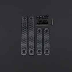 Outdoor Sports CS RS CNC M-lok and Keymod Fish Bone Modification Accessories Mini Dot Handguard Rail Cover Long and Short