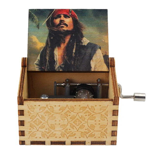 Wholesale DAVY JONES LOCKET Theme Pirate Music Box Christmas/Birthday Party Gift 5