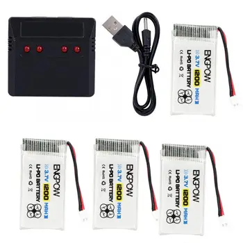 

RC Car Airplane Helicopter Models 3.7V 1200mAh Lipo Battery With Charger 3.7V Lipo Battery RC Battery Parts