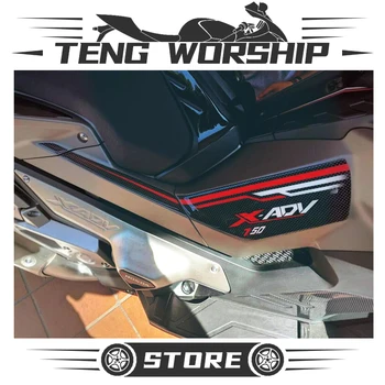 

3D Carbon Fiber Fuel Tank Mat Side Scratch-Resistant Waterproof Motorcycle Sticker For HONDA X-ADV XADV 750
