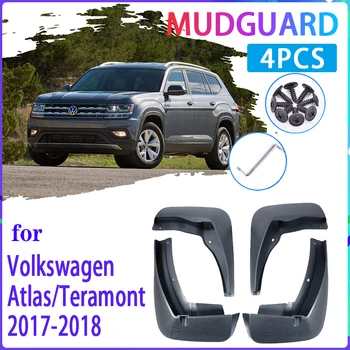 

4 PCS Car Mud Flaps for Volkswagen VW Teramont Atlas 2017 2018 2019 Mudguard Splash Guards Fender Mudflaps Auto Accessories