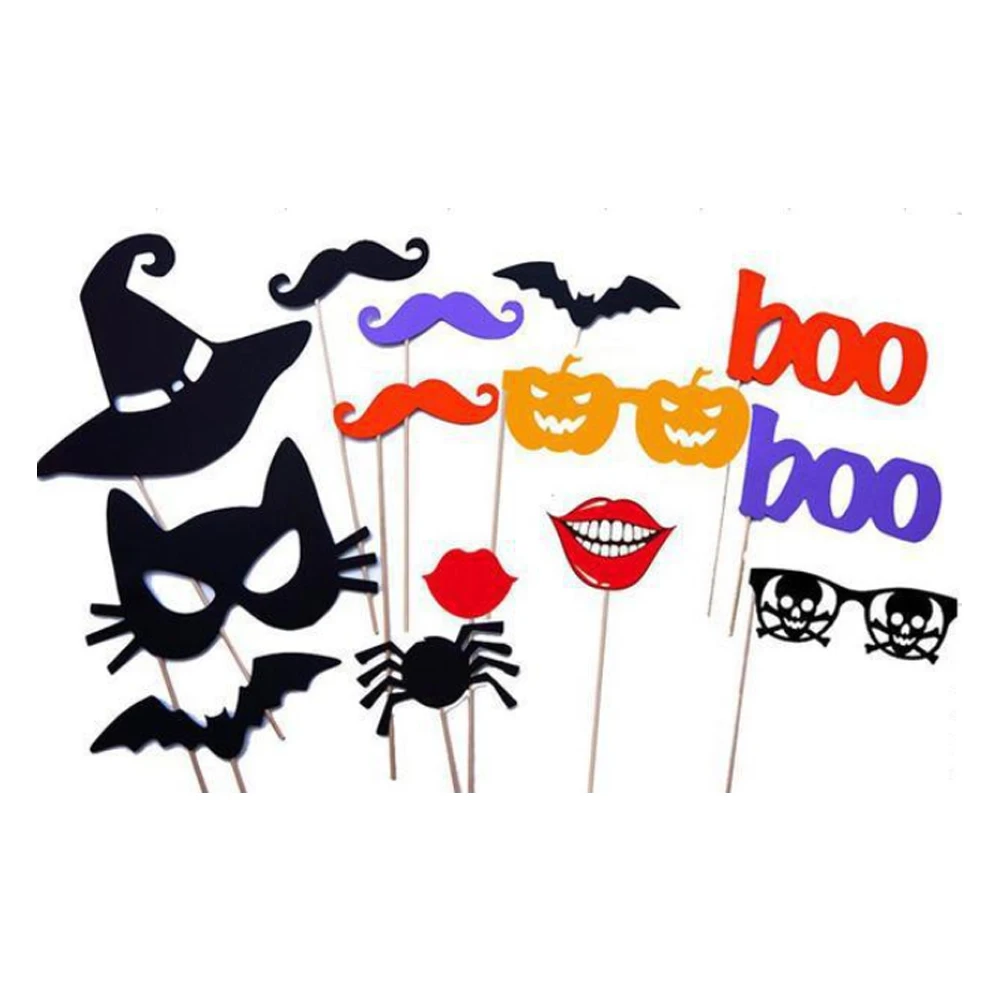 Fiesta Photo Booth Реквизит DIY поддельные усы вечерние аксессуары украшения день рождения вечеринка Хэллоуин вечерние аксессуары - Цвет: 14pcs