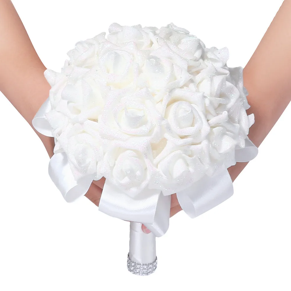 Свадебный букет Европейский шезлонг розы, поддельные цветы, украшение дома, эмуляция, свадебный букет j29