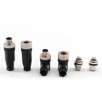 

Car waterproof Circular Plastic Aviation Connectors Industrial Transducer Signal Adapter for New energy vehicles Light M12 8 Pin
