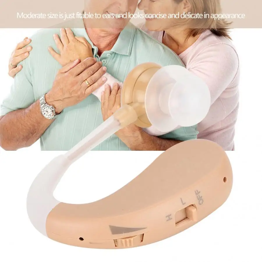 Слуховой аппарат для пожилых людей, цифровой усилитель звука для ушей, помощь для глухих, штепсельная вилка США 100-240 В, уход за слуховыми аппаратами