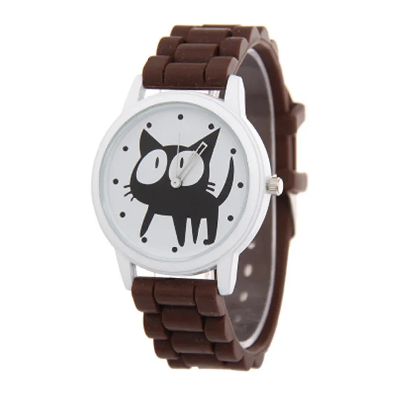 Women Fashion Silicone Strap Analog Quartz Wrist Watch Luxury Simple Style Designed Bracelet Watches Women Clock watches
