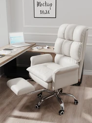 Chaise d'ordinateur de Gaming pivotante, siège de bureau, confortable, pour jouer à la maison 