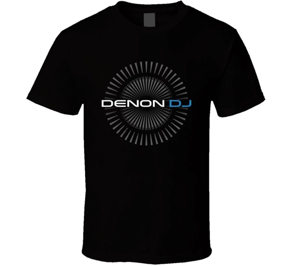 Denon Dj мужские и черные дизайнерские стильные новые модные футболки в стиле хип