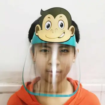 

1PC Kid Full Face Masks Anti-droplets Dust-proof Face Shield Protection Cover Transparent Face Eyes Protector Safety Mask