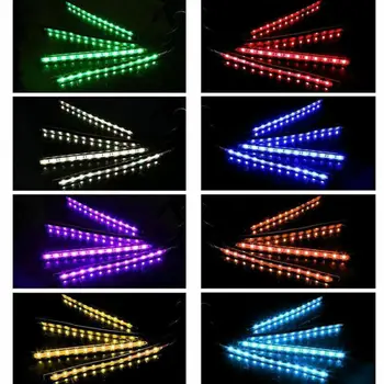 

Light Strips Car Wireless Atmosphere Lights With Remote Control DC 12V