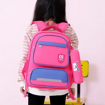 

WENYUJH 2019 Waterproof Child School Backpack Children School Bag Orthopedic Backpack For Girl Boy Kid Satchel Knapsack Mochila