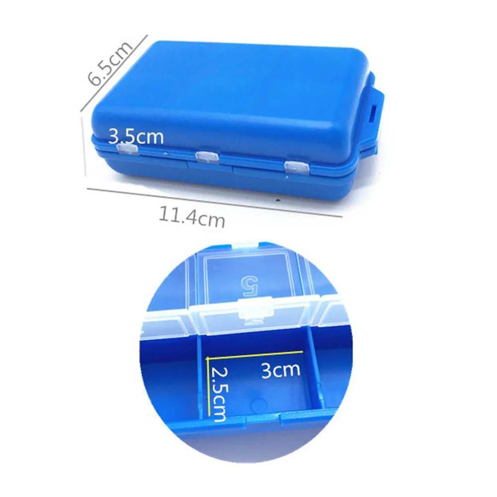 6 Grids Pill Box Medicine Storage Box LED Timer Reminder Alarm Clock Portable Pill Case Organizer Daily Pill Dispenser Splitters