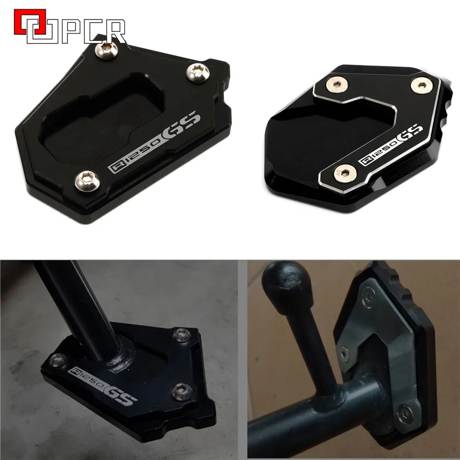 

CNC Motorcycle Side Stand Enlarge Extension Kickstand For BMW R1250GS ADV ADVERTURE R 1250 GS HP VERSION 2018 2019