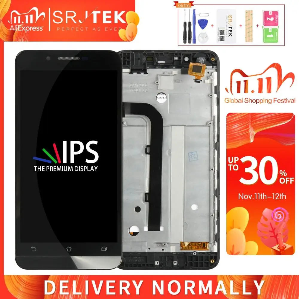 Для Asus ZenFone Go ZC500TG Z00VD ЖК Матрица + сенсорный экран дигитайзер полная сборка с