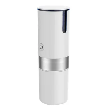 

2020 Protable Automatic Coffee Capsule Machine Stainless Steel Coffee Pot Built-In Filter Outdoor Travel Mini Car Coffe Capsule