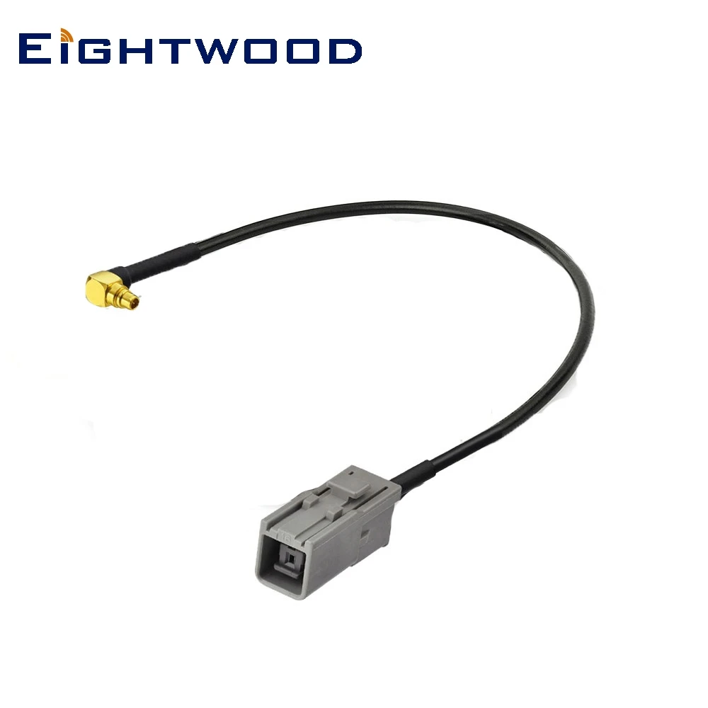 

Eightwood GPS Antenna Adapter Cable HRS GT5-1S to MMCX Male Right Angle Pigtail 15cm RG174 Coaxial Jumper for Mercedes Command