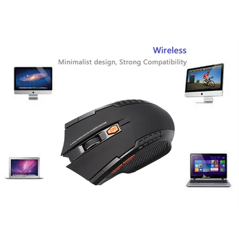 

Mini 2.4G Wireless Optical Mouse New Game Wireless Mouse Receiver with USB Interface for Notebooks Desktop Computers