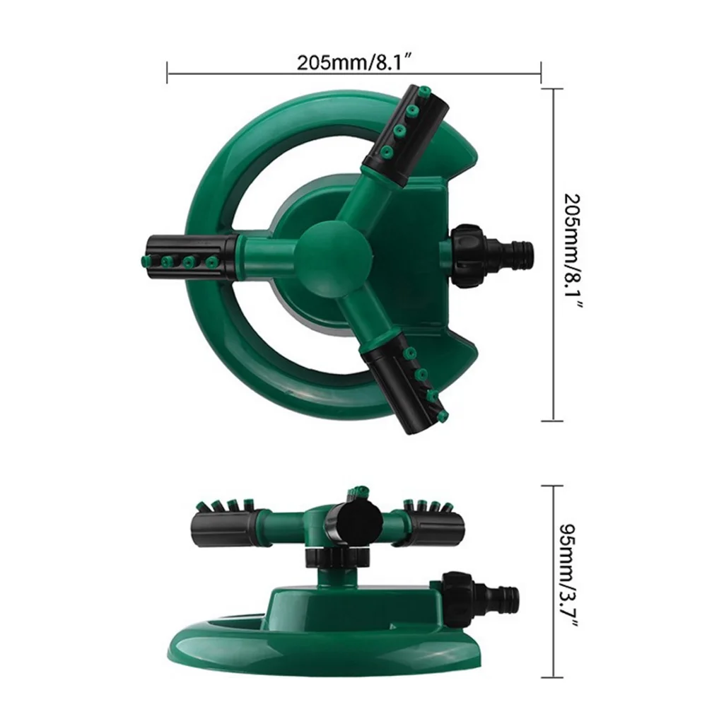 Practical Durable Flowers ABS+PP Watering Equipment Tools Sprayer Plastic Nozzle Green Rotated 360° Irrigation System