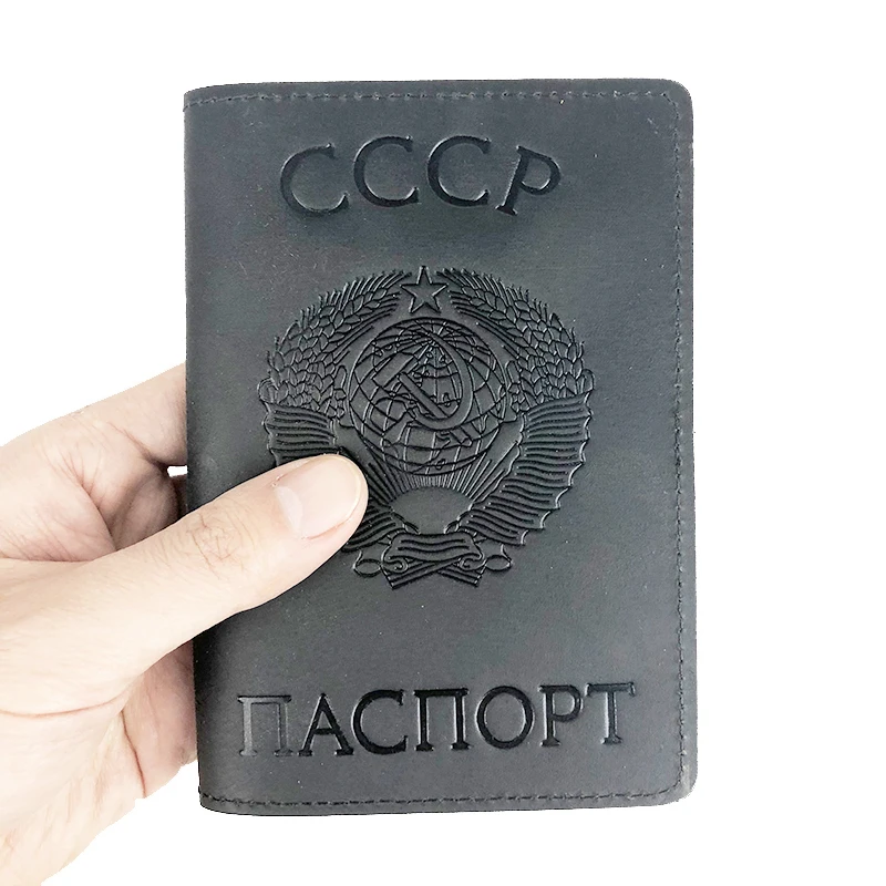 Обложка для паспорта A594 мужская из натуральной кожи|leather passport case|passport casegenuine leather