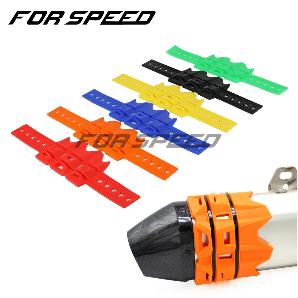 Cubierta de Escape Universal MX, silenciador de Escape, Protector de silenciador Exc Crf 230, piezas de Dirt Bike, Enduro, Motocross|Escape y sistemas de escape| - AliExpress