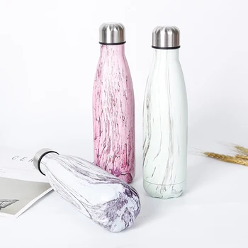 

500ml Insulation Cola Bottle Thermos Cup Vacuum Mug Insulated Bottle Flask Travel Tumbler for Tea Hot Cold Water 12H to 24H