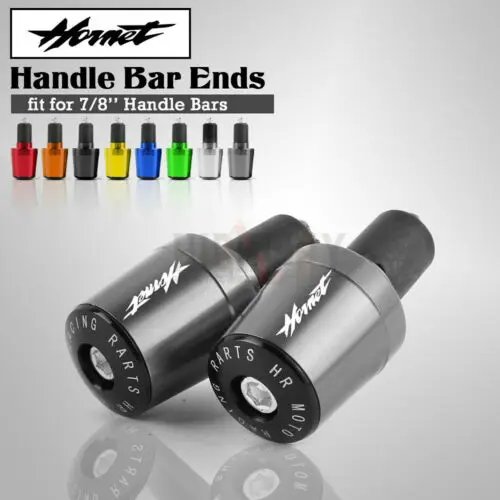 Концевые ручки для мотоцикла CNC 7/8 дюйма аксессуары Концевая заглушка руля Honda CB650F