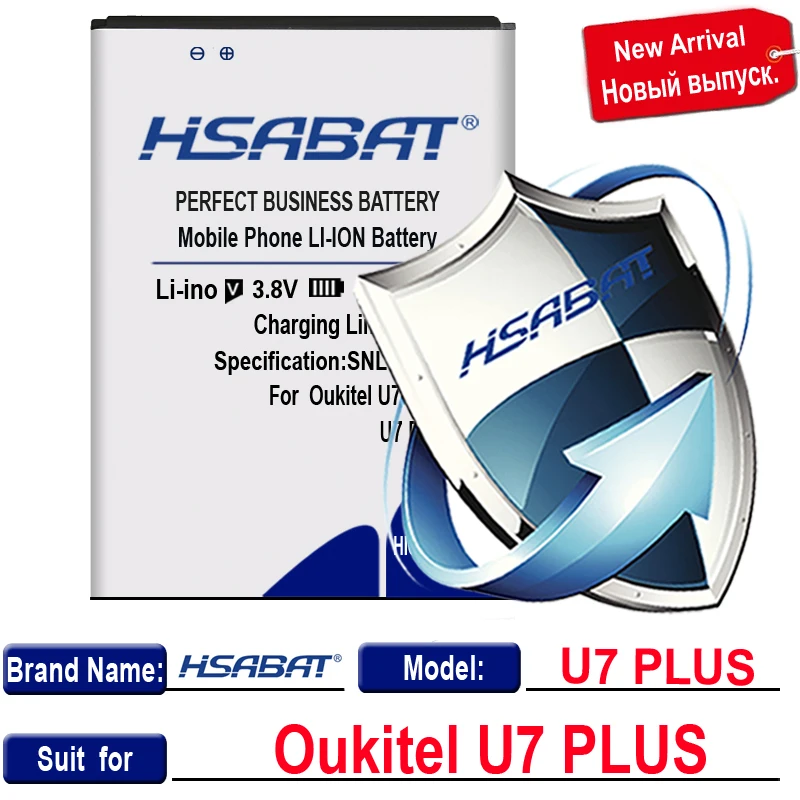 HSABAT 3650mAh аккумулятор для Oukitel U7 PLUS Batterie Bateria Batterij Аккумулятор Акку
