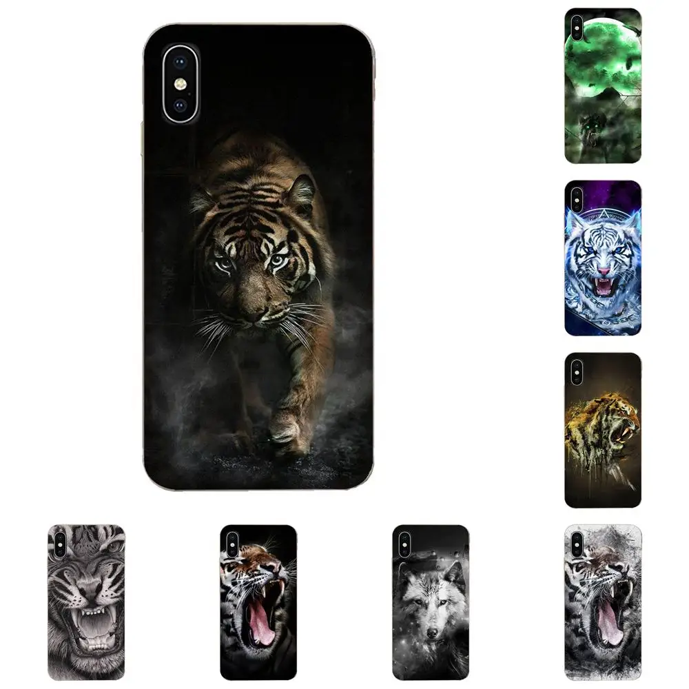 Мягкие модели Fierce Wolf и изображением тигра для Galaxy Note 10 A10E A10S A20S A30S A40S A50S A6S A70S A730 A8S