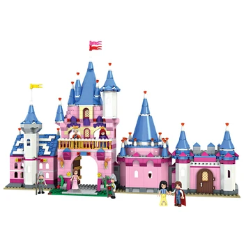 

2019 NEW Princess Series Snow White Castle Carriage Building Blocks Sets Bricks Friends Model Kids Classic Movie Toys