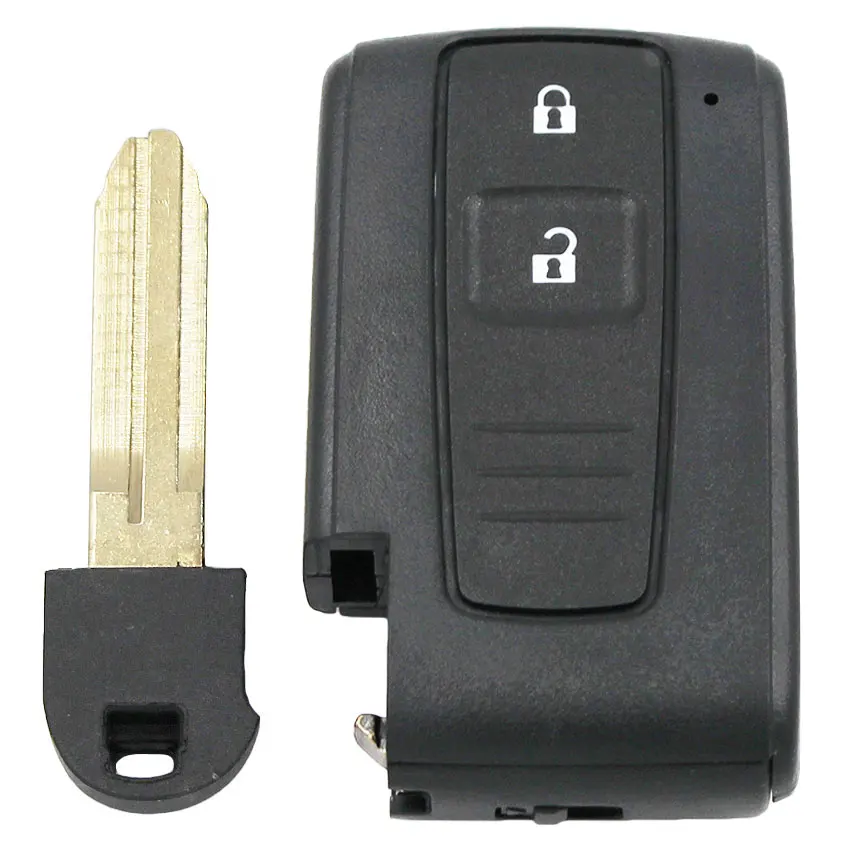 5PCS/LOT for Toyota PRIUS 2004-2009 SMART KEY REMOTE FOB Case key shell 2 buttons+ Uncut Insert key