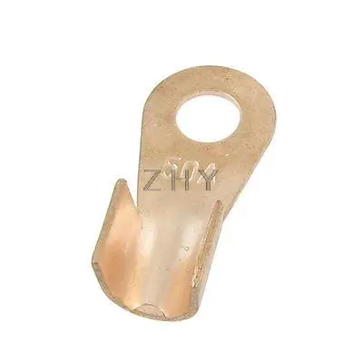 

Open Cable Connector Ring Tongue Copper Passing Through Terminal 50A