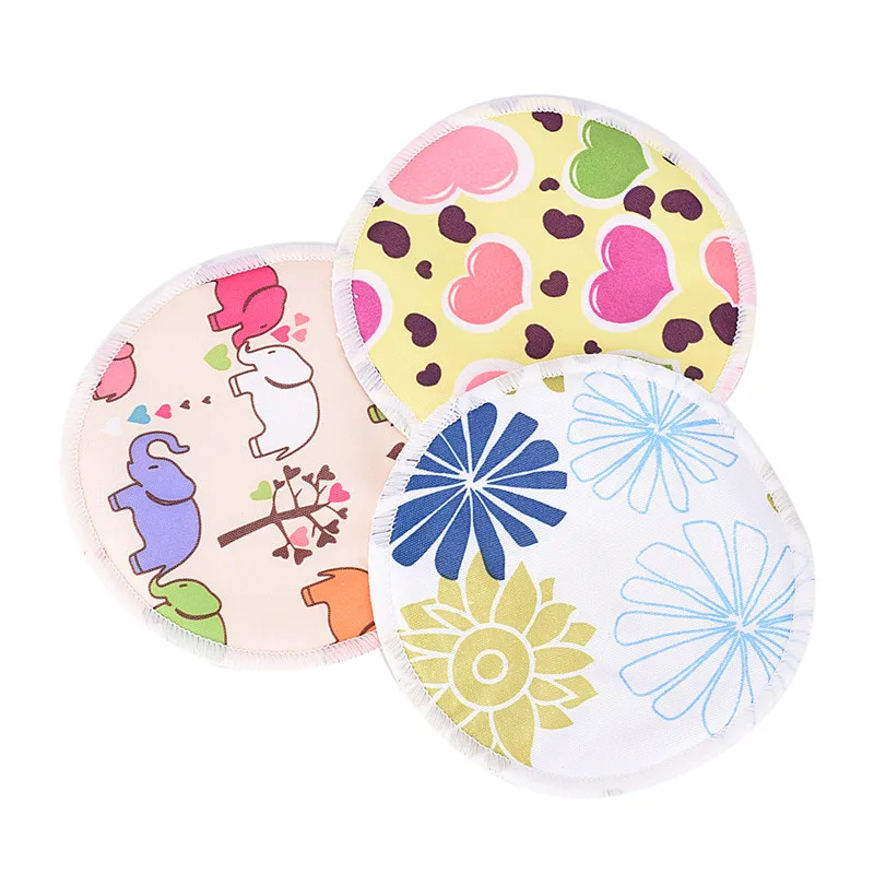 1pair 12cm Reusable Bamboo Breast Pad Nursing Pads For Mum Washable Waterproof Pregnant,Bamboo Fabric Material Inner