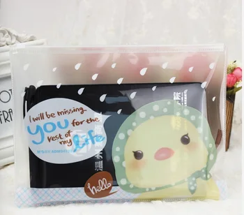 

2Pcs Creative Stationery Customized Transparent Pen Bag PVC Creative Pencil Case