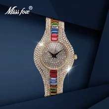 Часы missfox женские маленькие сферы золотой браслет элегантные