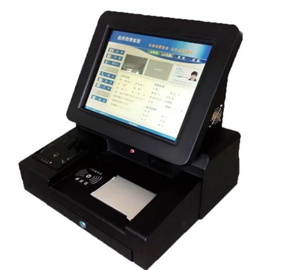 

Face recognition Fingerprint Attendance passport Identity Card Scanner Visitor Registration System device