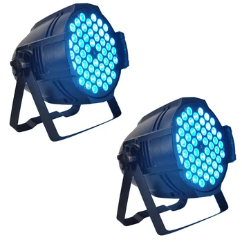 

2 pieces / aluminum 54x3w led par light RGB 3in1 LED party dj dyeing light dmx stage par light