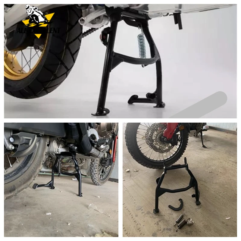 CRF1000L- CRF 1000L черный стояночный кронштейн для поддержки больших ног для HONDA CRF 1000L