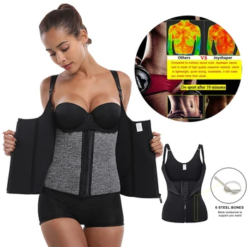 

Waist Trainer Body Shaper Neoprene Sweat Vest Women Workout Weight Loss Slimming Tummy Control Shapewear Fat Burning Corset Belt