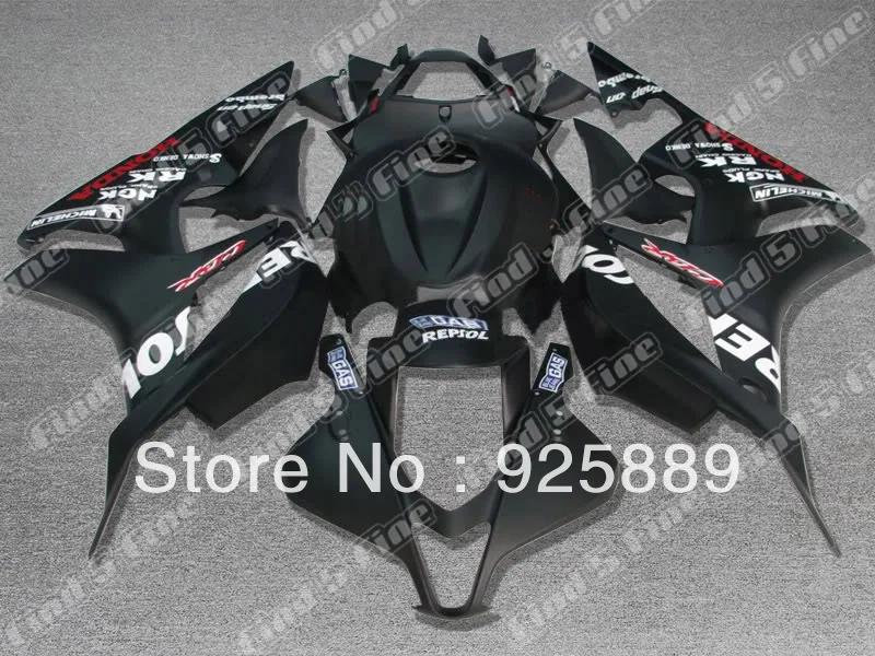 Литьевая форма матовые черные Обтекатели для HONDA CBR600RR 07 08 CBR600 07-08 CBR 600RR 2007-2008 600 RR F5