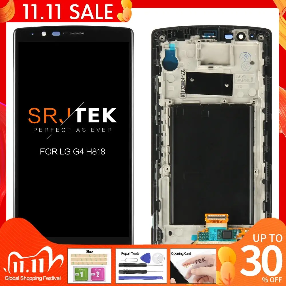 Оригинальный 5 &quotIPS дисплей с двумя sim картами для LG G4 LCD H818 H818P сенсорный экран