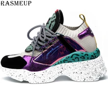 RASMEUP/женские кроссовки на плоской подошве из натуральной кожи и сетчатого материала; коллекция года; Модная брендовая дышащая женская обувь; Повседневные Удобные женские кроссовки