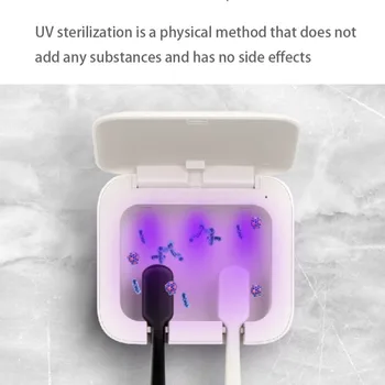 

Wall Mounted UV Sterilizer Toothbrush Holder Portable Battery Operated UV Disinfection Toothbrush Holder Individual Holder 2