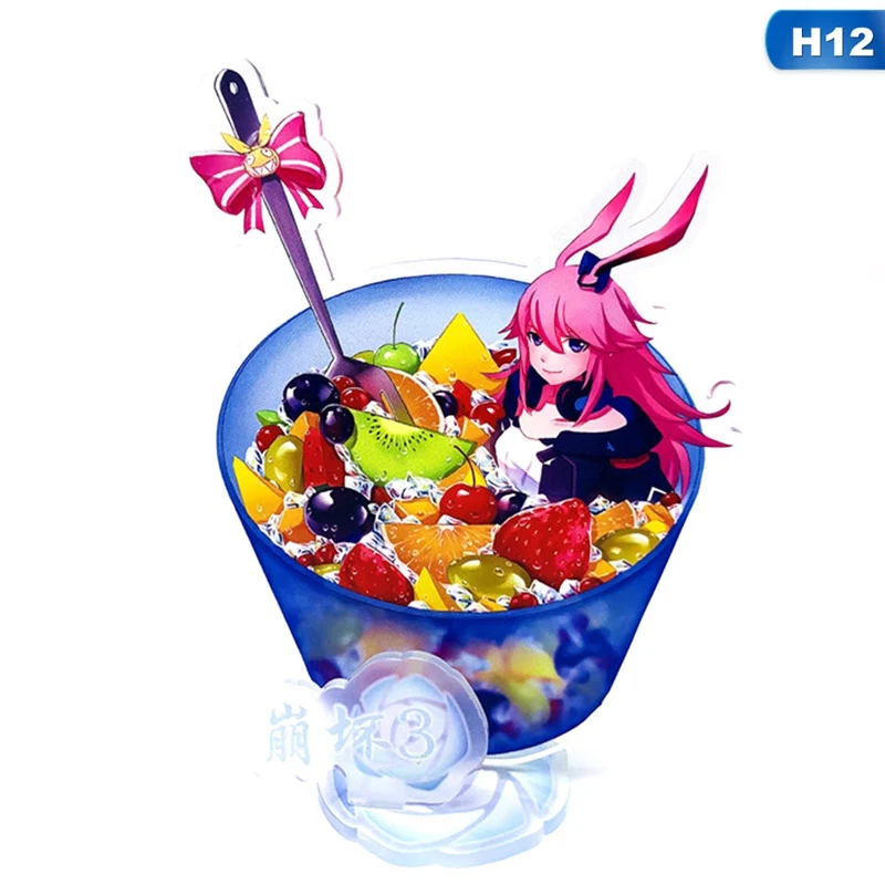 Аниме MmiHoYo Honkai Impact 3 акриловые Yae Сакура Броня стоящая тарелка домашний стол деко модель подарок - Цвет: 12