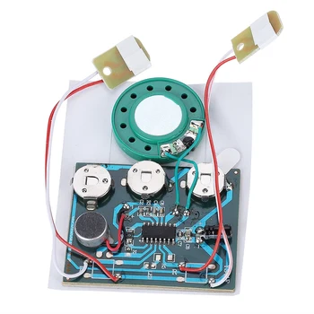 

Recordable Sound Voice Module Chip Music Voice Modules With Button Battery Wired Double Button Control 27s Voice Module