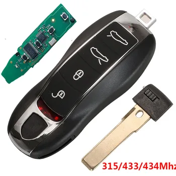 

4 buttons 315MHz 433MHz 434MHz keyless/unkeyless Remote Control Key Fob Smart Car Key Fit For Porsche Panamera Macan Cayman