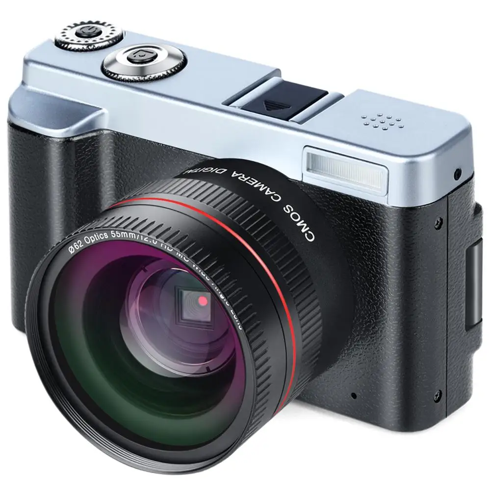 

HD Digital Camera 3.0 inch Wifi Projection Video Camera DC102+W3 16X Optical Zoom Flip Screen Cameras Accessories